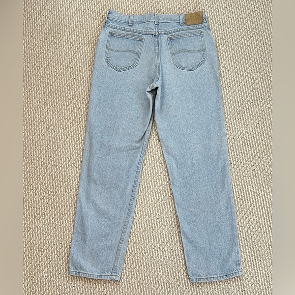 Vintage Lee 90’s Jeans High  Rigid Straight 🔥 Light Wash - Picture 11 of 15
